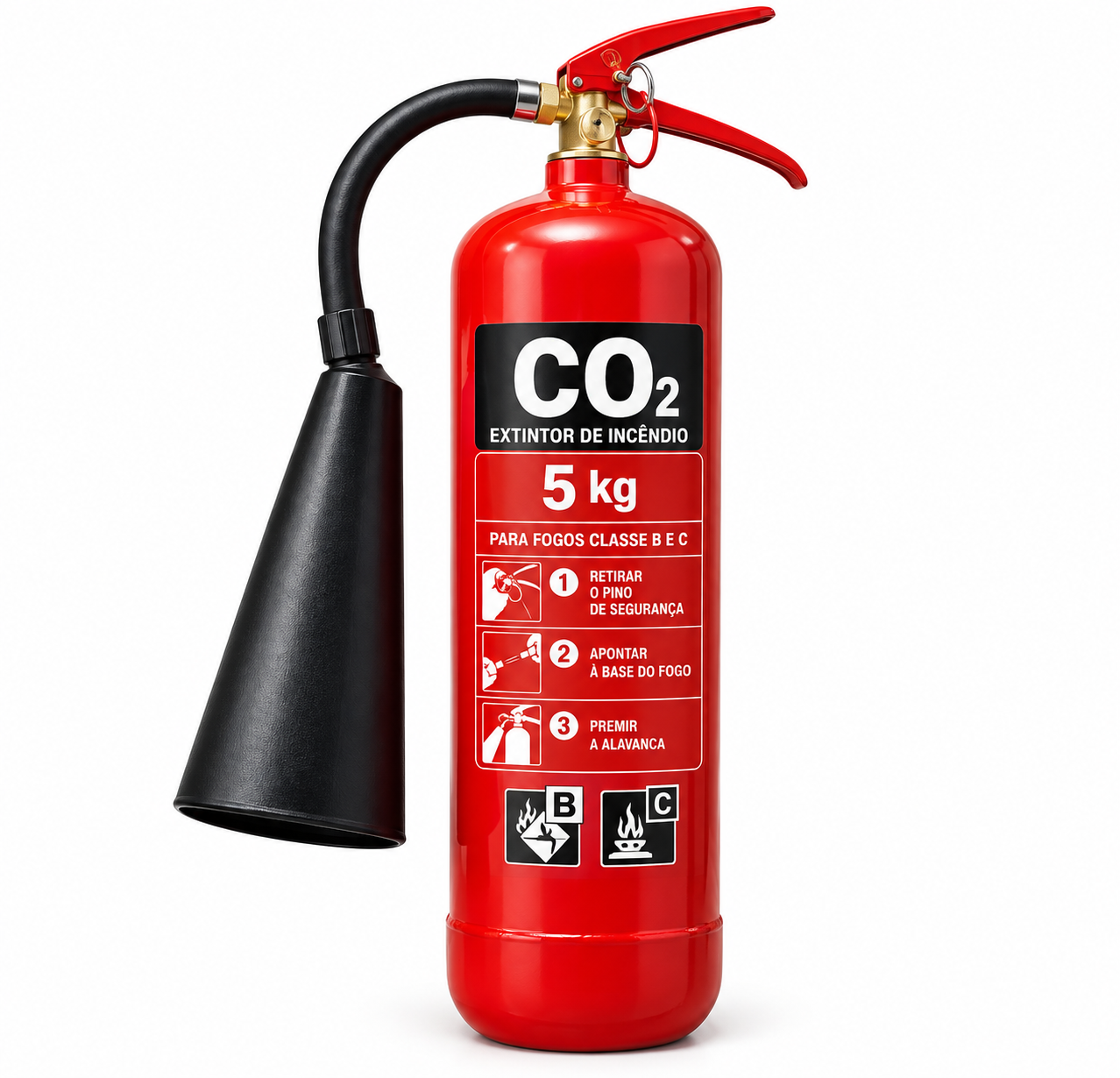 Extintor de CO2 5 kg